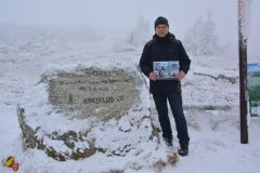 Der Autor nach 33 Jahren an derselben Stelle