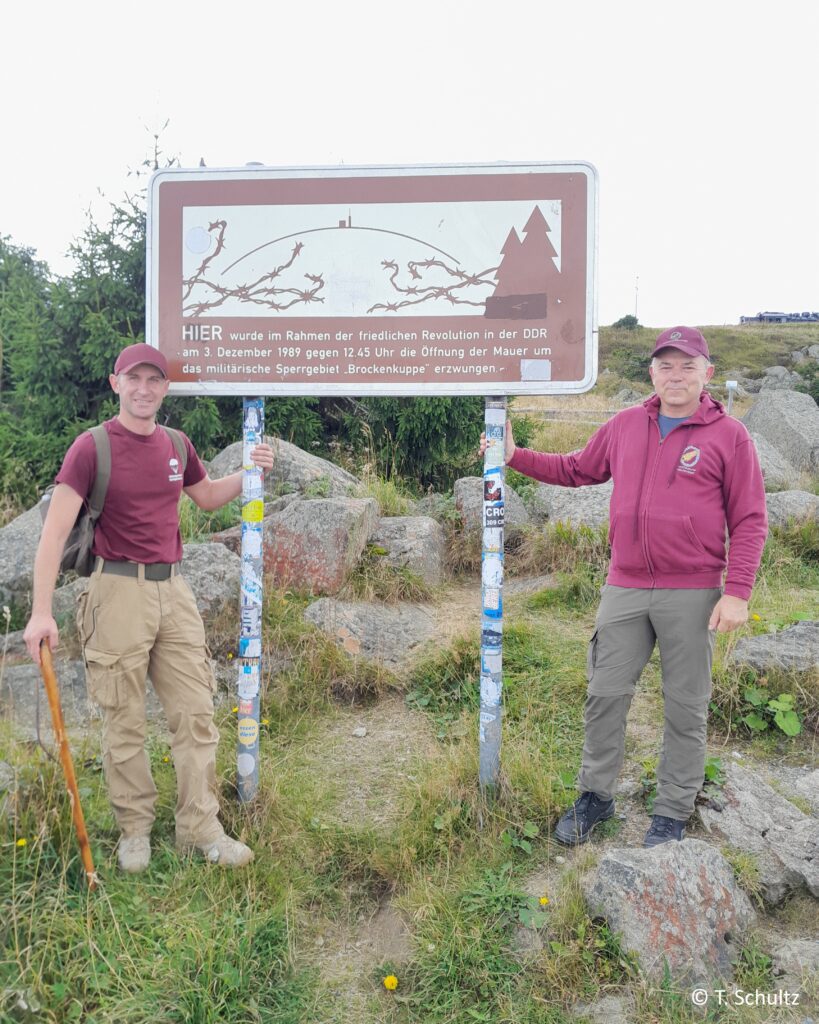 Gedenktafel zur Wiedereröffnung des Brockens am 03.12.1989